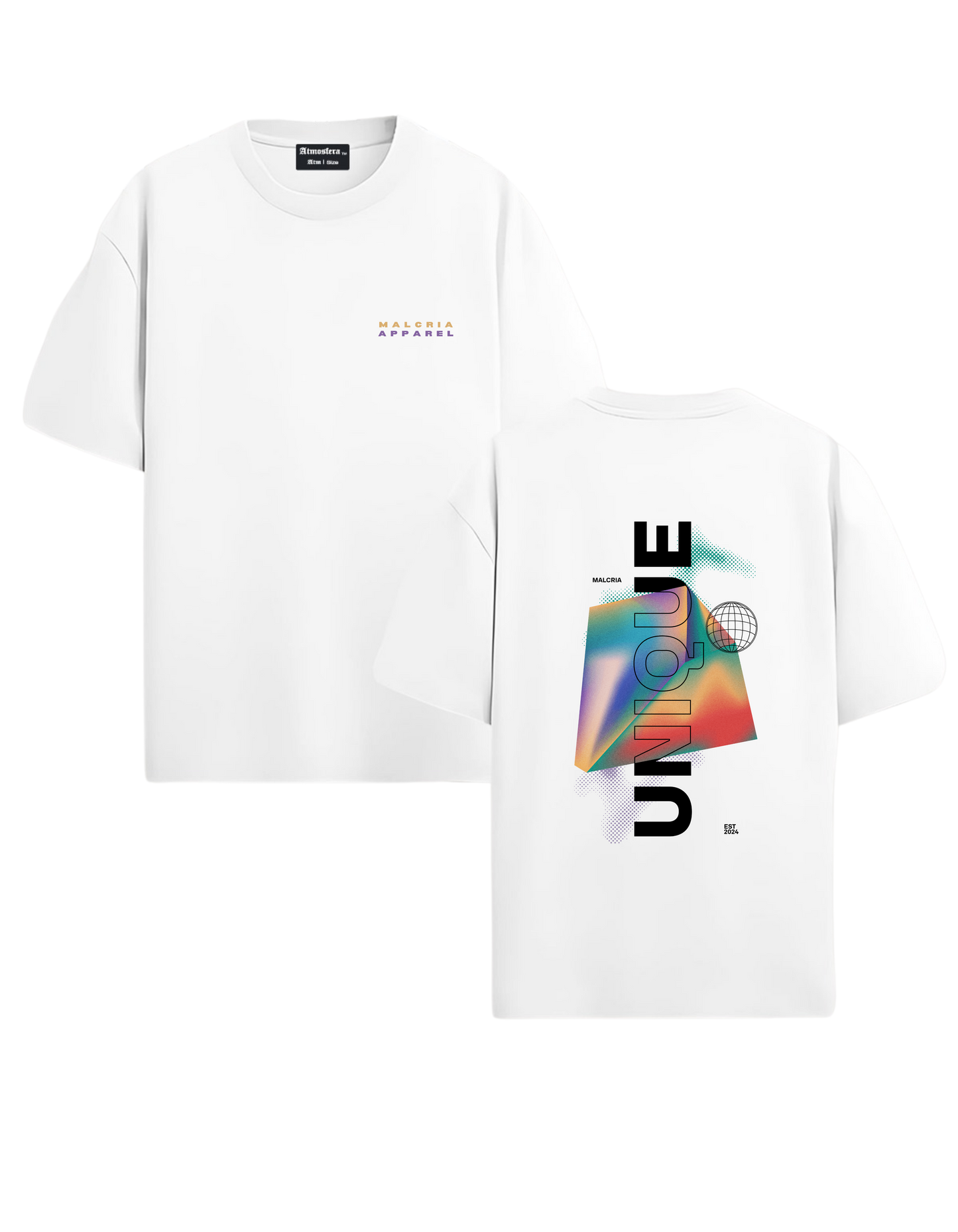 Camiseta Blanca Oversized "Unique"