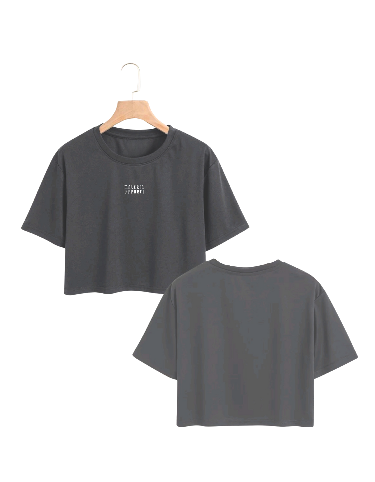 Summer 2025 Edition Grey Crop Top
