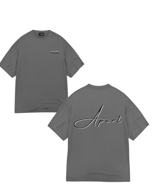 (Filtrada) Camiseta Gris Rata Oversized "Apart"